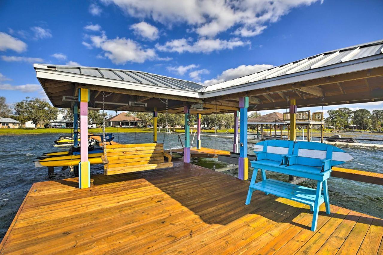 Waterfront Lake Placid Home With Dock And Fire Pit Esterno foto