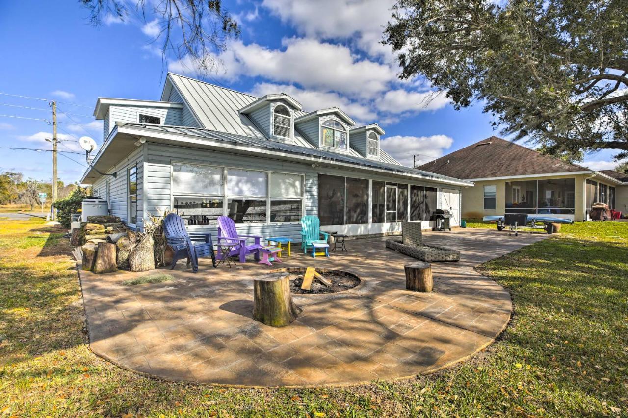 Waterfront Lake Placid Home With Dock And Fire Pit Esterno foto
